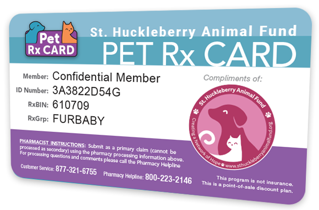 Free Discount Pet Prescription Drug Card